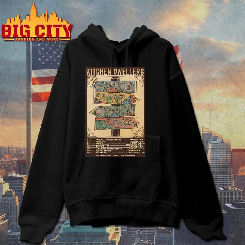 Kitchen Dwellers 2026 Spring Shows Poster Shirt