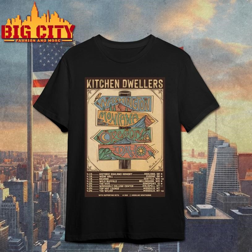 Kitchen Dwellers 2026 Spring Shows Poster Shirt