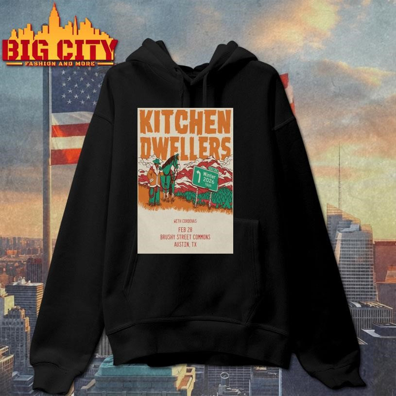 Kitchen Dwellers Empire Garage Austin, TX Feb 28 2026 Poster Shirt