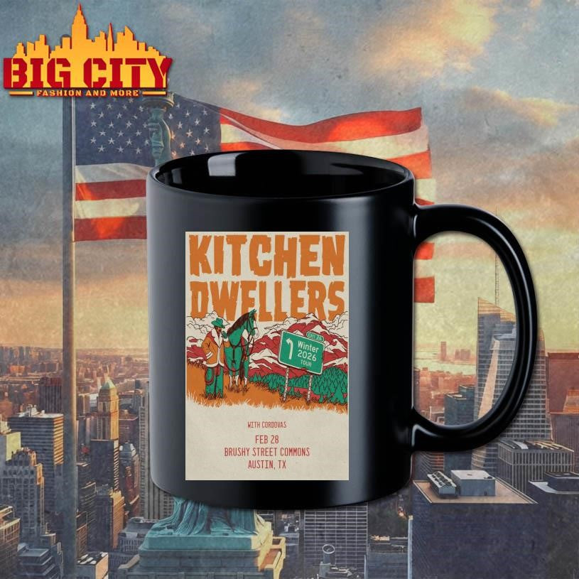 Kitchen Dwellers Empire Garage Austin, TX Feb 28 2026 Poster Shirt