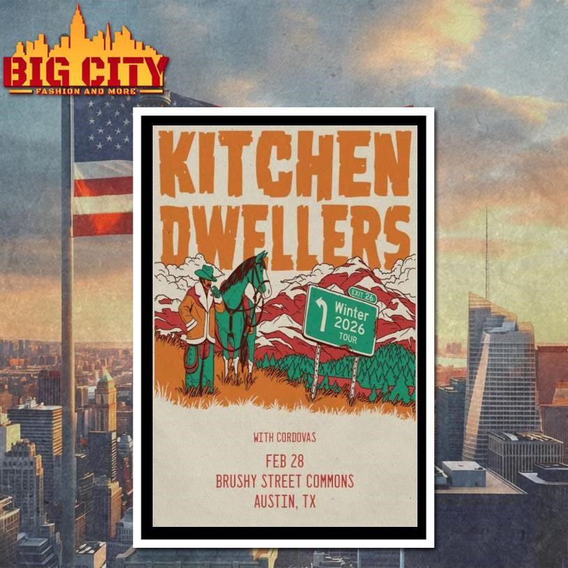 Kitchen Dwellers Empire Garage Austin, TX Feb 28 2026 Poster Shirt