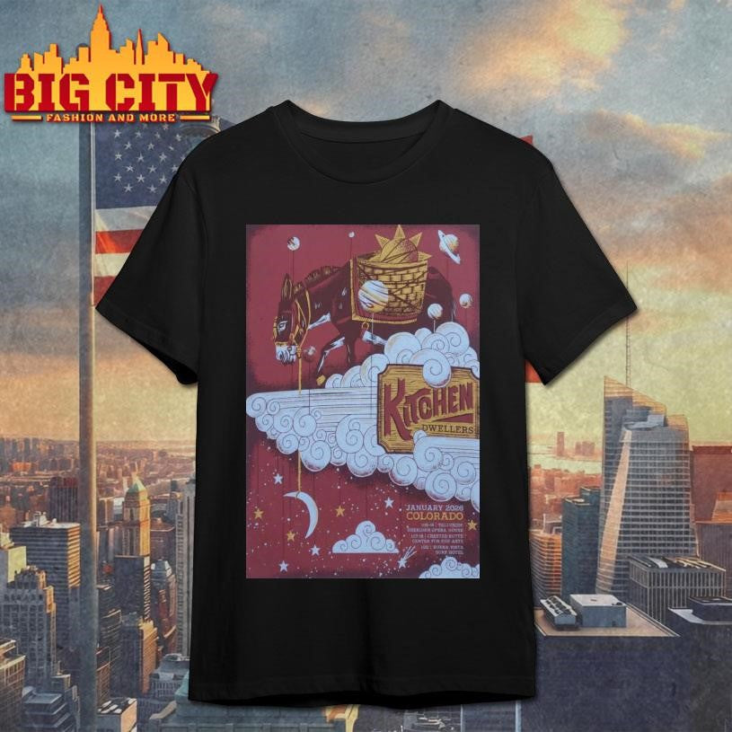 Kitchen Dwellers January 2026 Colorado Poster Shirt