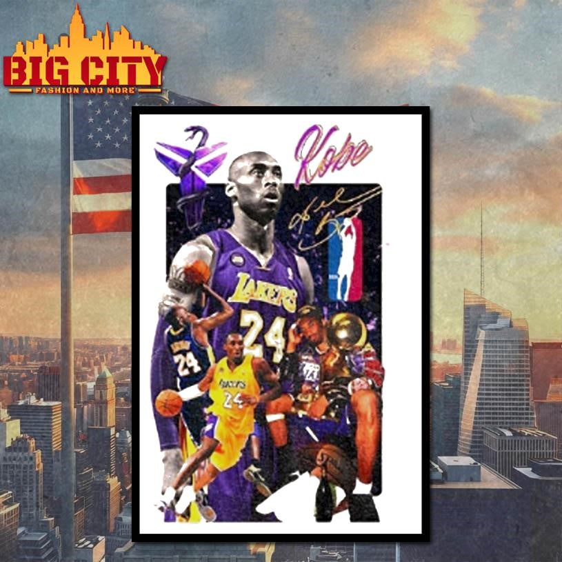 Kobe Bryant Los Angeles Lakers Nba Basketball Signature Shirt