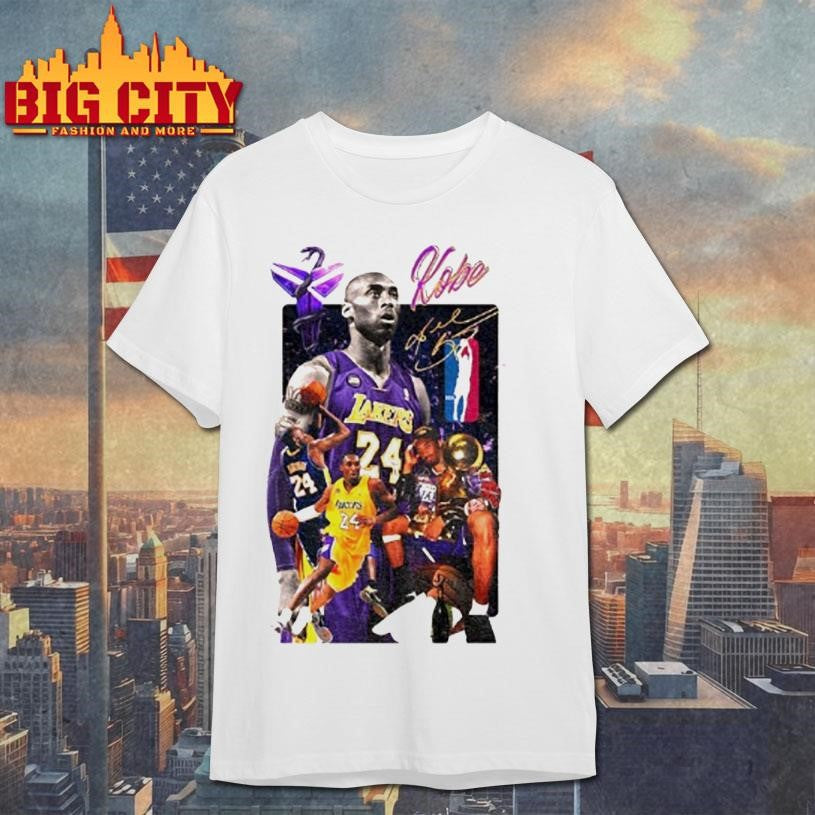 Kobe Bryant Los Angeles Lakers Nba Basketball Signature Shirt