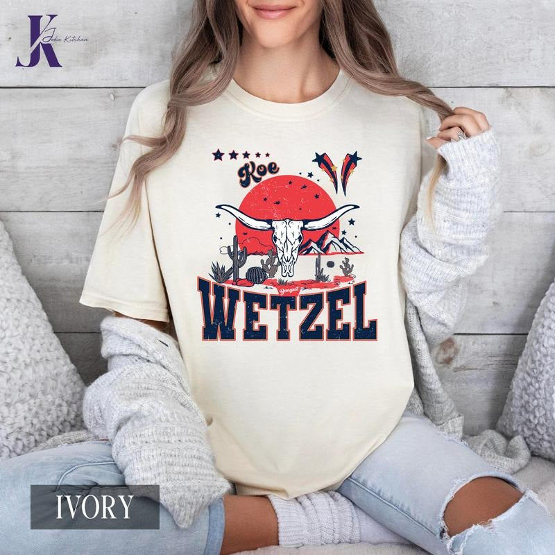 Koe Wetzel Bullhead Cowboy Comfort Colors T-Shirt, Hoodie, Sweatshirt | WearSparks.com