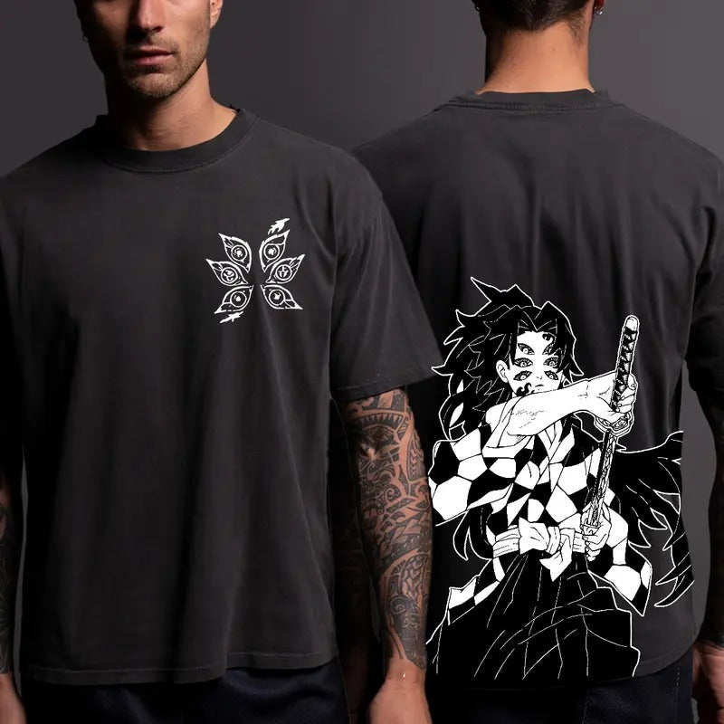 Kokushibo Upper Moon One Demon Shirt shirt, Michikatsu Tsugikuni Shirt, Sun Breathing Shirt, Kimetsu No Yaiba t-shirt,...