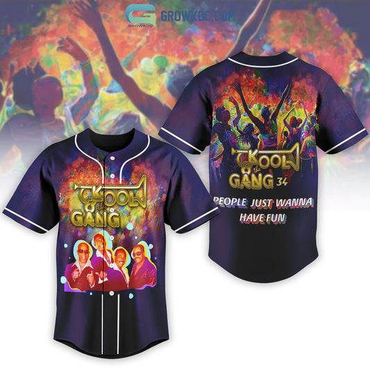Kool & the Gang People Just Wanna Have Fun Baseball Jersey