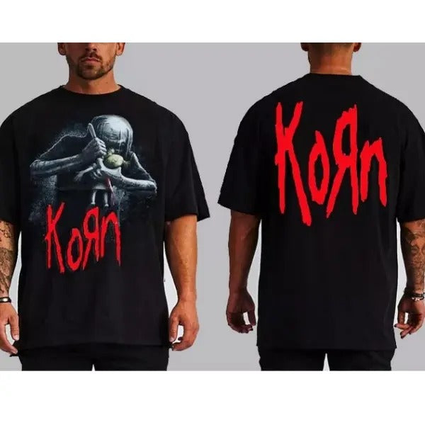 Kor.n doll the leader unisex Tshirt, Cotton sweatshirt for fan, vintage rock band shirt, Vintage Y2K Hoodie | WearSparks.com