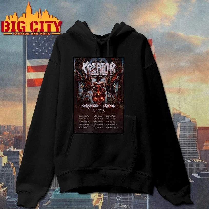 Kreator UK And EU 2026 Tour Poster shirt
