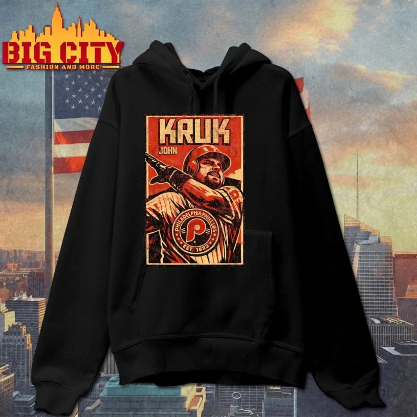 Kruk John Stencil Philadelphia Phillies EST 1883 shirt