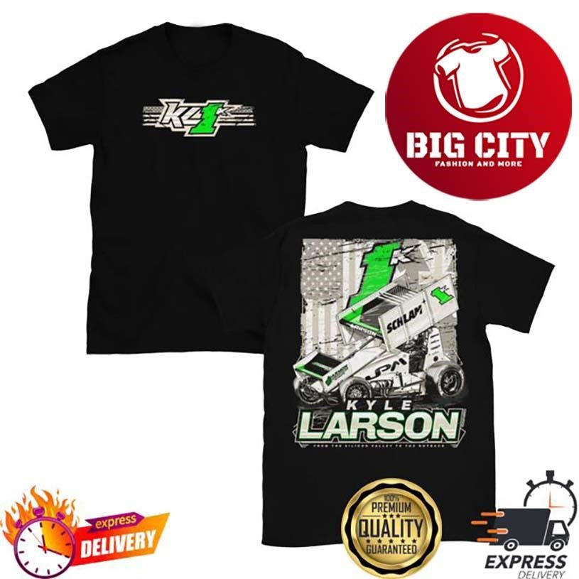 Kyle Larson 2025 Australian Tour 1K Design Adult Two Sided Shirt
