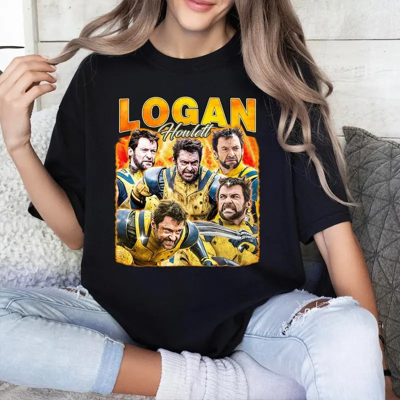 L0gan Howlett Shirt, Hugh T Shirt Jackman T Shirt Gift For Woman and Man Unisex T-Shirt Hoodie, Sweatshirt | WearSparks.com