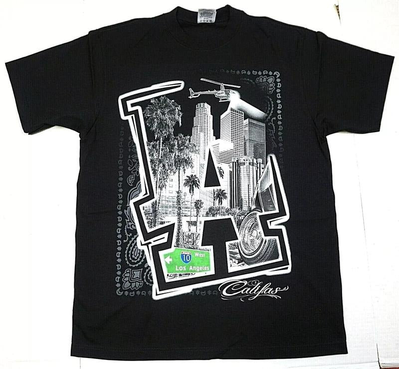 L0s A.ngeles City T-shirt LA California Califas Urban Cotton Streetwear Tshirt Hoodie, Sweatshirt | WearSparks.com