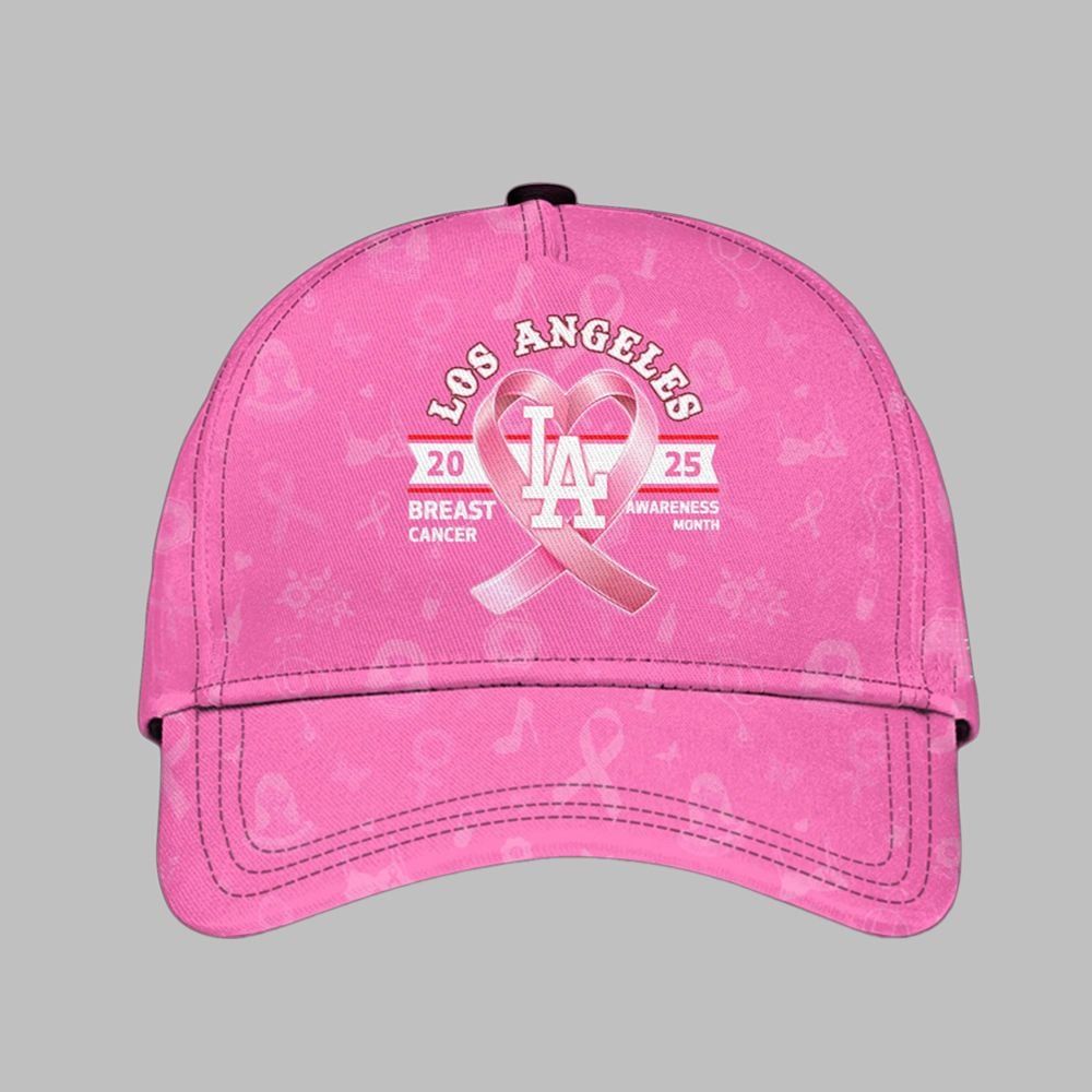 LA Dodgers 2025 Breast Cancer Awareness Month Jersey - Grishko.com T-Shirts, Hoodie, Sweatshirt | WearSparks.com (Image 2)