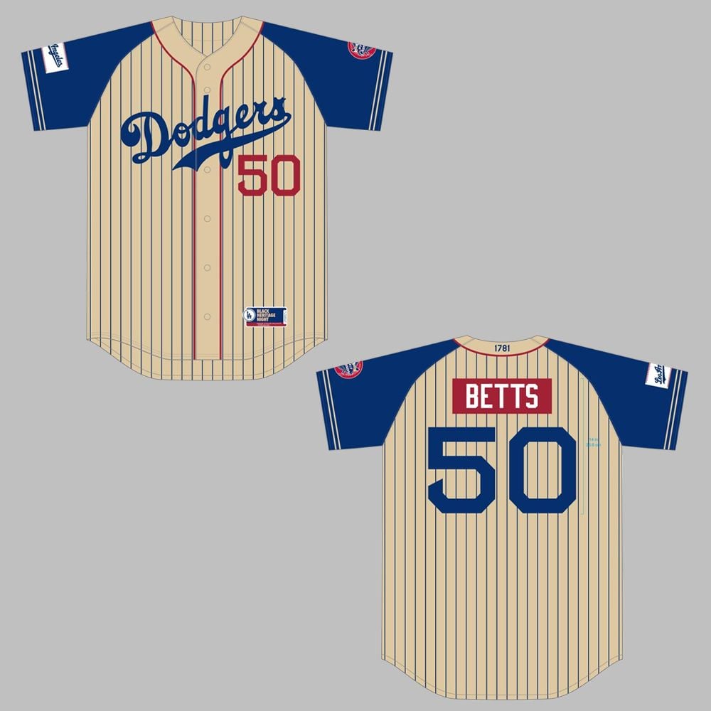 LA Dodgers Black Heritage Night Jersey Giveaway 2025 - Grishko.com T-Shirts, Hoodie, Sweatshirt | WearSparks.com (Image 1)