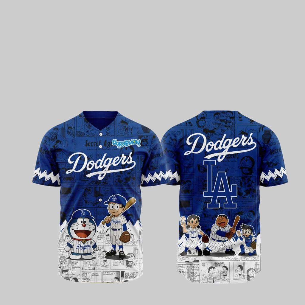 LA Dodgers Doraemon Jersey 2025 - Grishko.com T-Shirts, Hoodie, Sweatshirt | WearSparks.com