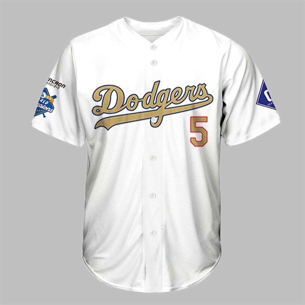 LA Dodgers Gold Player Jerseys Giveaway 2025 - Grishko.com T-Shirts, Hoodie, Sweatshirt | WearSparks.com (Image 2)