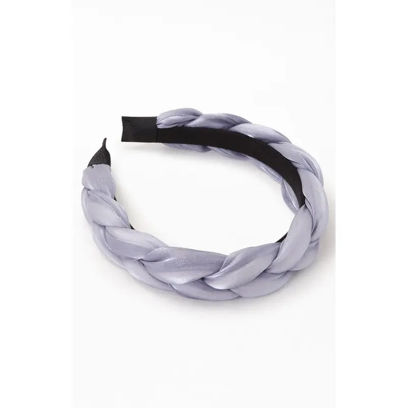 LA Hearts Women's Blue Braided Satin Headband T-Shirts, Hoodie, Sweatshirt | WearSparks.com