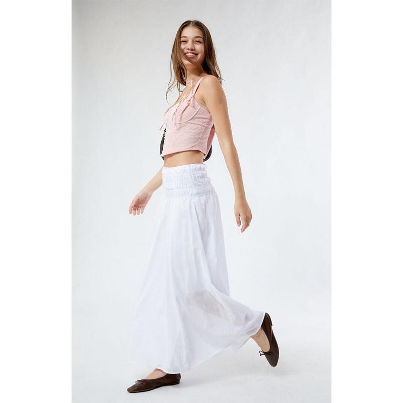 LA Hearts Women's Cotton Tiered Maxi Skirt - Multicolor T-Shirts, Hoodie, Sweatshirt | WearSparks.com