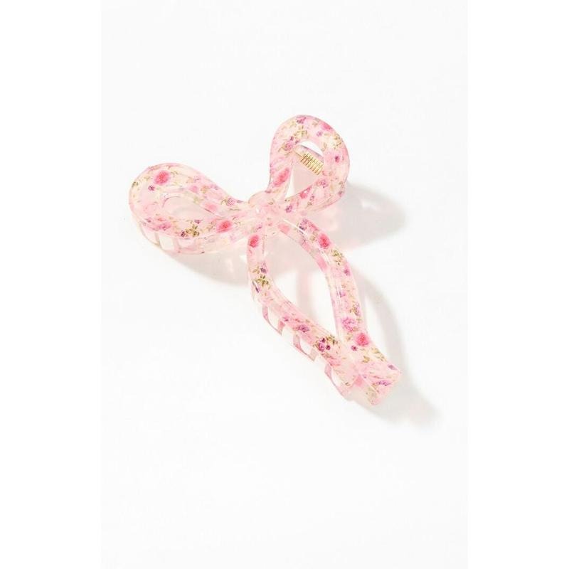 LA Hearts Women's Floral Bow Hair Claw Clip T-Shirts, Hoodie, Sweatshirt | WearSparks.com