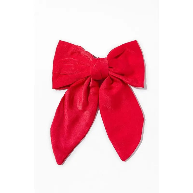 LA Hearts Women's Red Big Bow Barrette T-Shirts, Hoodie, Sweatshirt | WearSparks.com