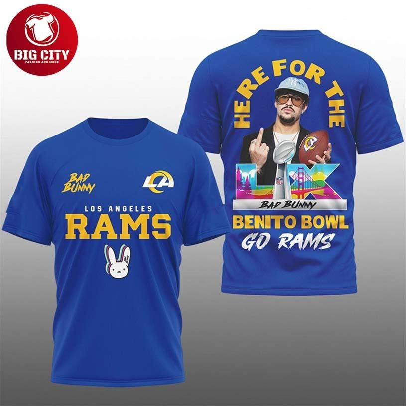 LA Rams Here For The Benito Bowl Go Rams Two Sided Shirt