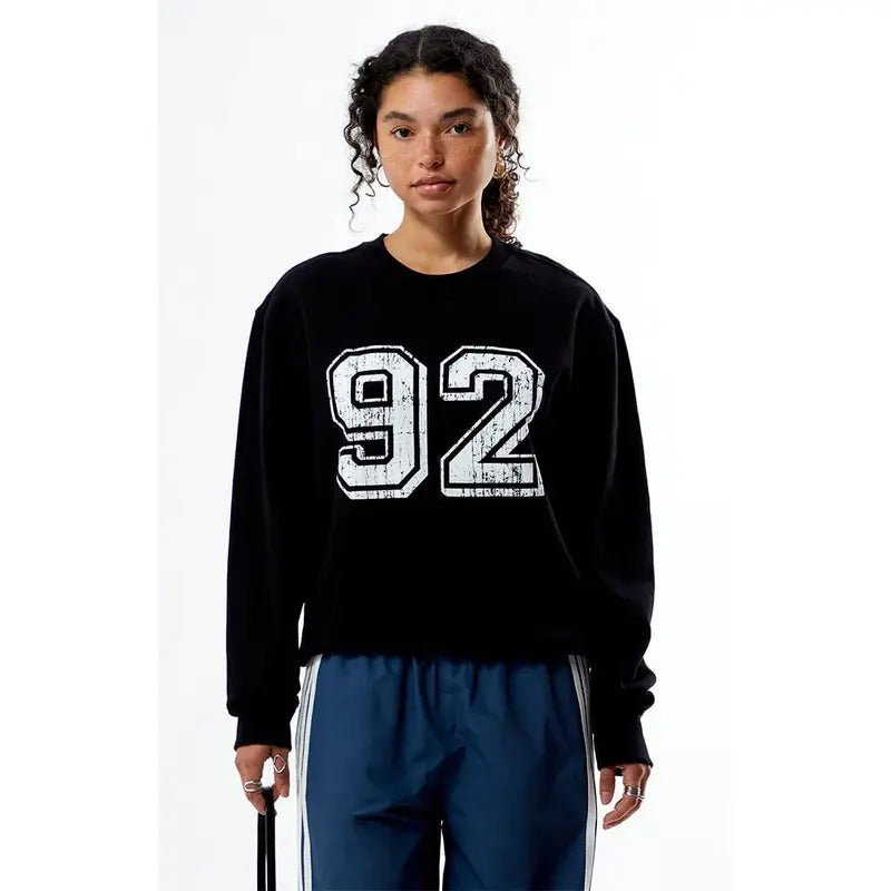 PS / LA Women's 92 Crew Neck Sweatshirt T-Shirts, Hoodie | WearSparks.com