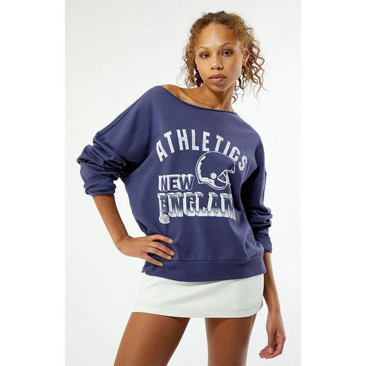PS / LA Women's Athletics New England off-The-Shoulder Sweatshirt T-Shirts, Hoodie | WearSparks.com
