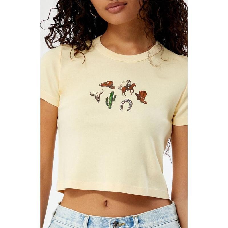 PS / LA Women's Cowboy Symbols Baby T-Shirt Hoodie, Sweatshirt | WearSparks.com