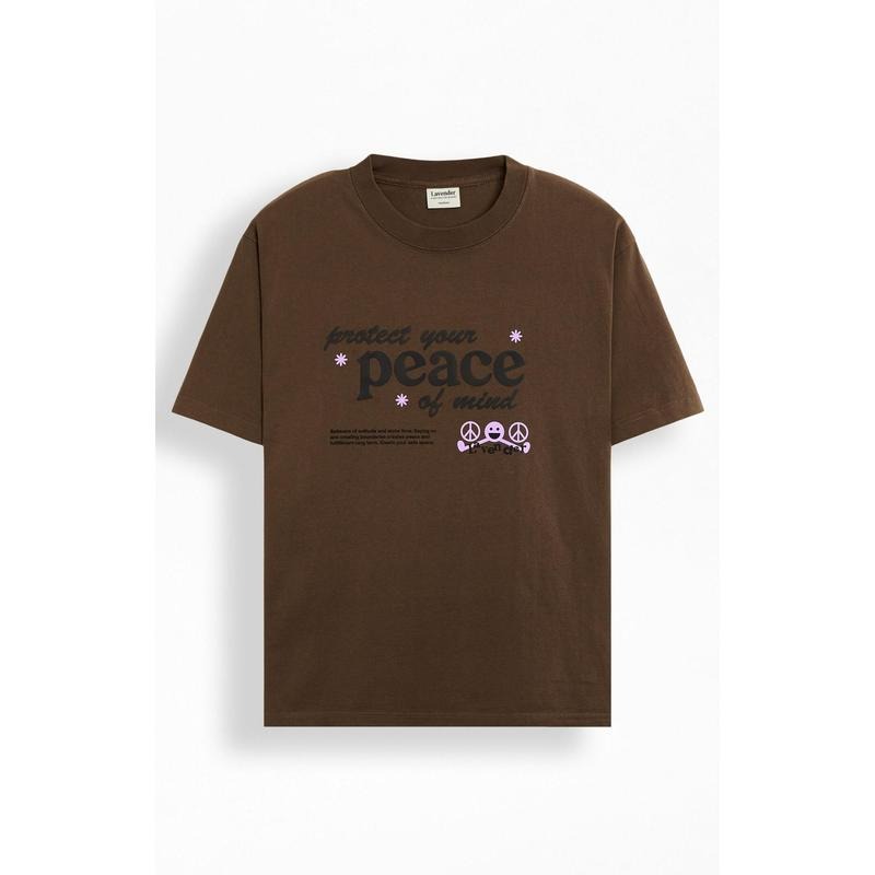 LAVENDER Men's Peace Of Mind T-Shirt - Multicolor Hoodie, Sweatshirt | WearSparks.com