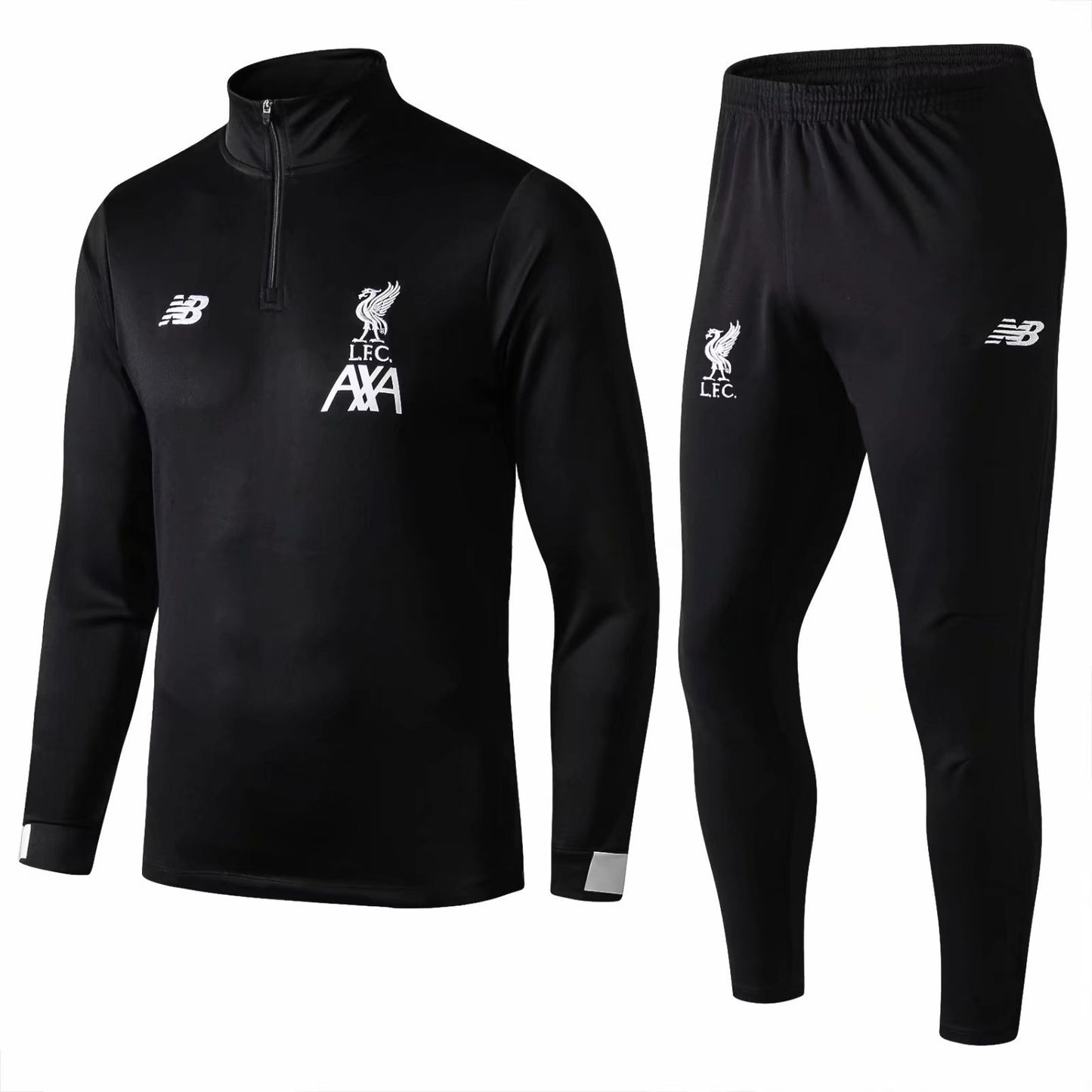LFC Black with White Logo High Neck Black suit 1