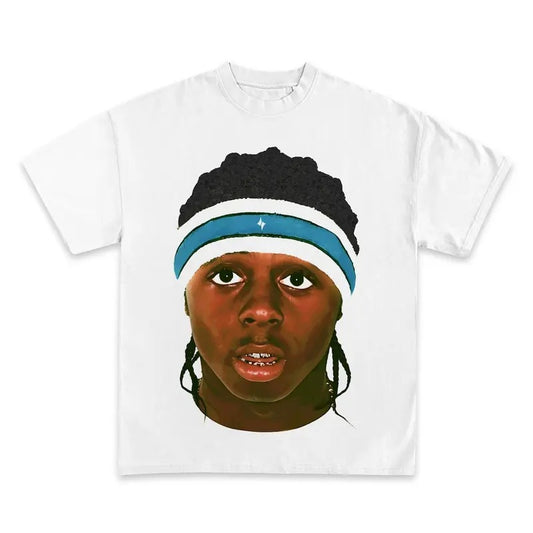 LIL WAYNE T-SHIRT  Rap Tee Vintage Style Concert Merch Graphic Jumbo Face Tee  Rare Hip Hop Classic Cotton Hoodie, Sweatshirt