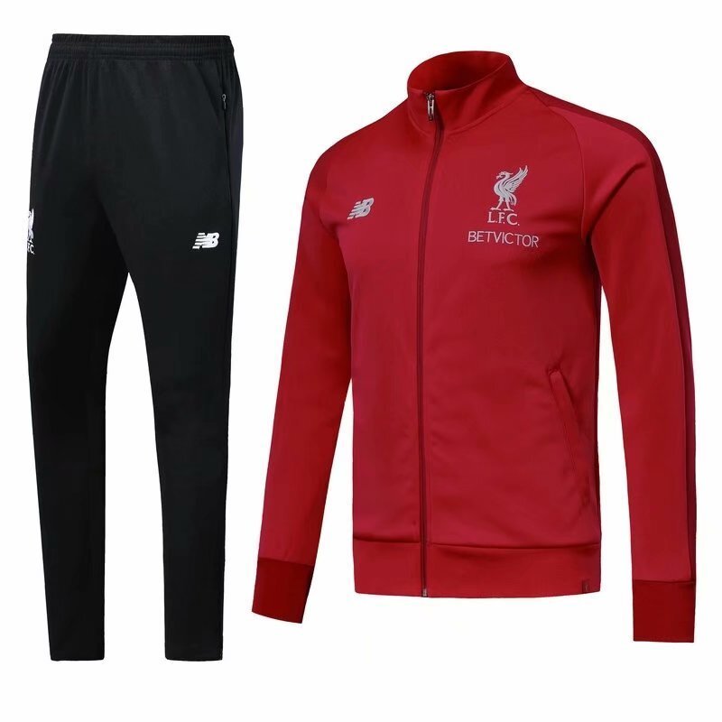 LIPOOL red TRAINING LONG ZIP Training Suit
