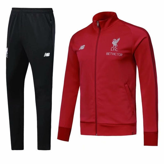 LIPOOL red TRAINING LONG ZIP Training Suit