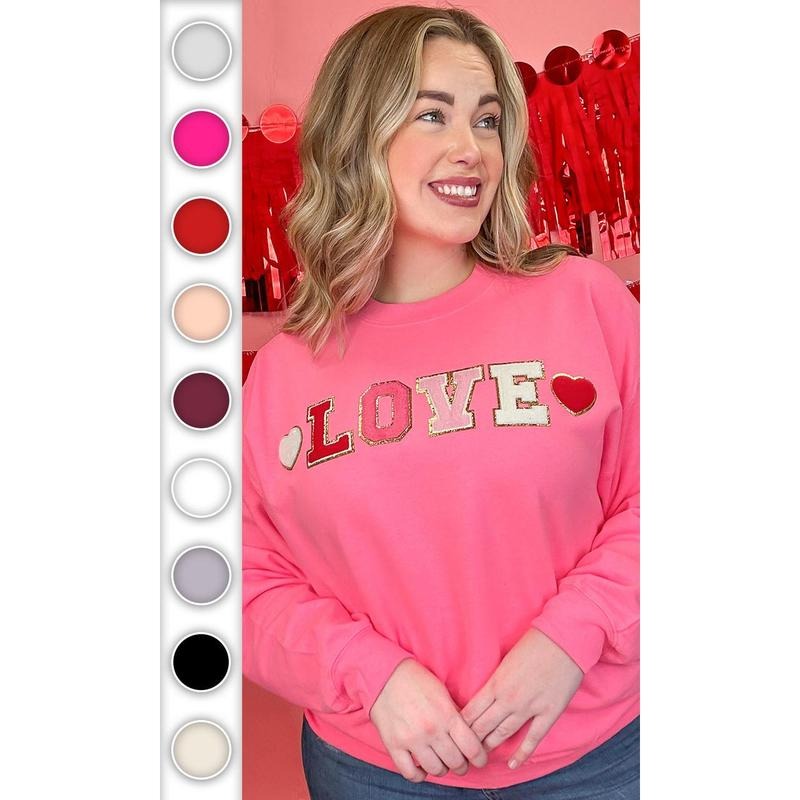 LOVE Ideal Chenille Sweatshirt T-Shirts, Hoodie | WearSparks.com
