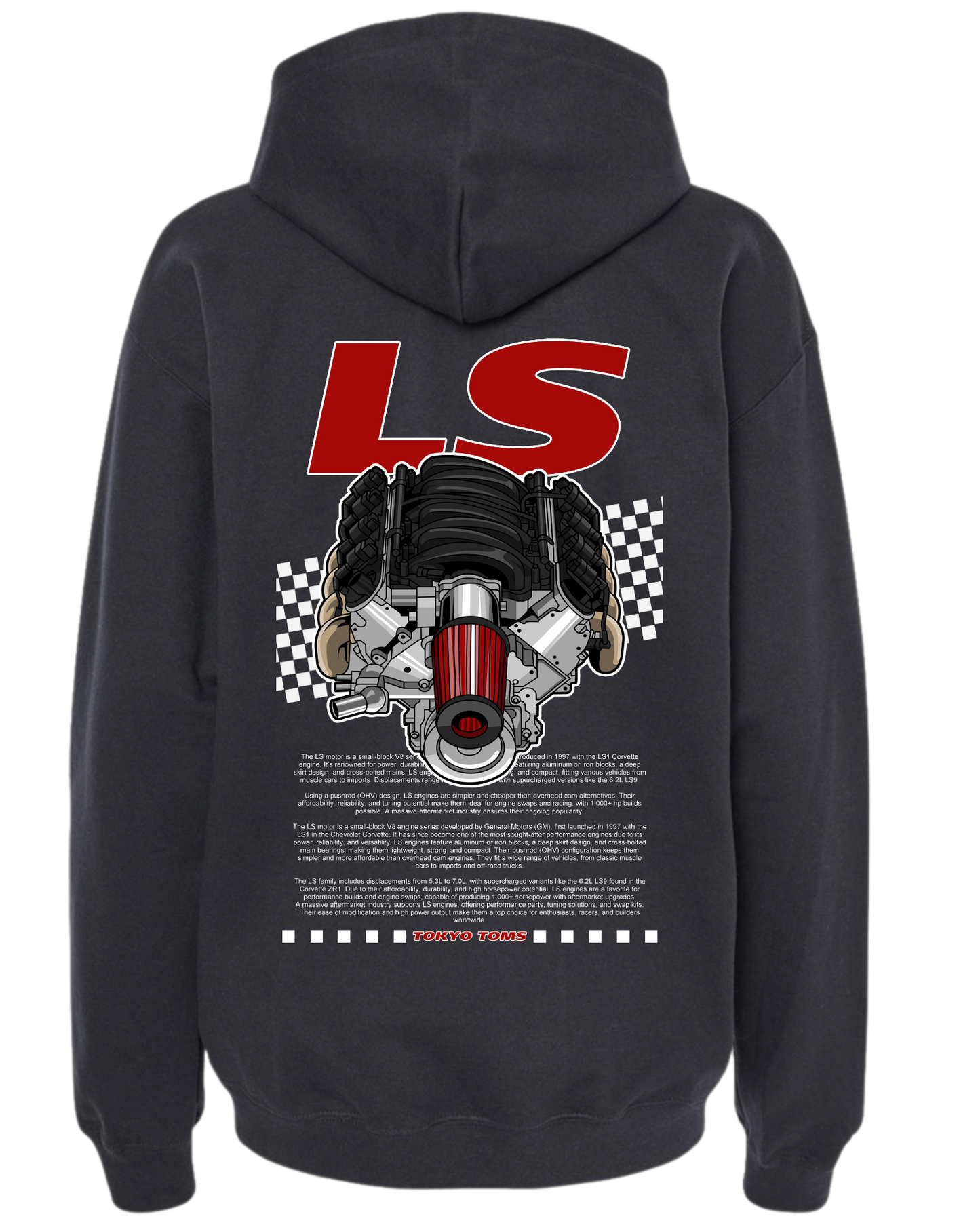LS Engine Hoodie T-Shirts, Sweatshirt | WearSparks.com (Image 1)