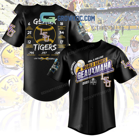 LSU Baseball Men’s College World Series Geauxmaha 2023 Baseball Jersey