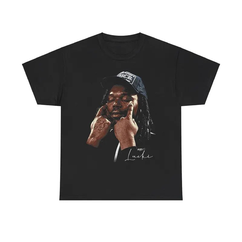 LUCKIi Graphic Tee for Underground Rap Fans Hoodie, Sweatshirt | WearSparks.com