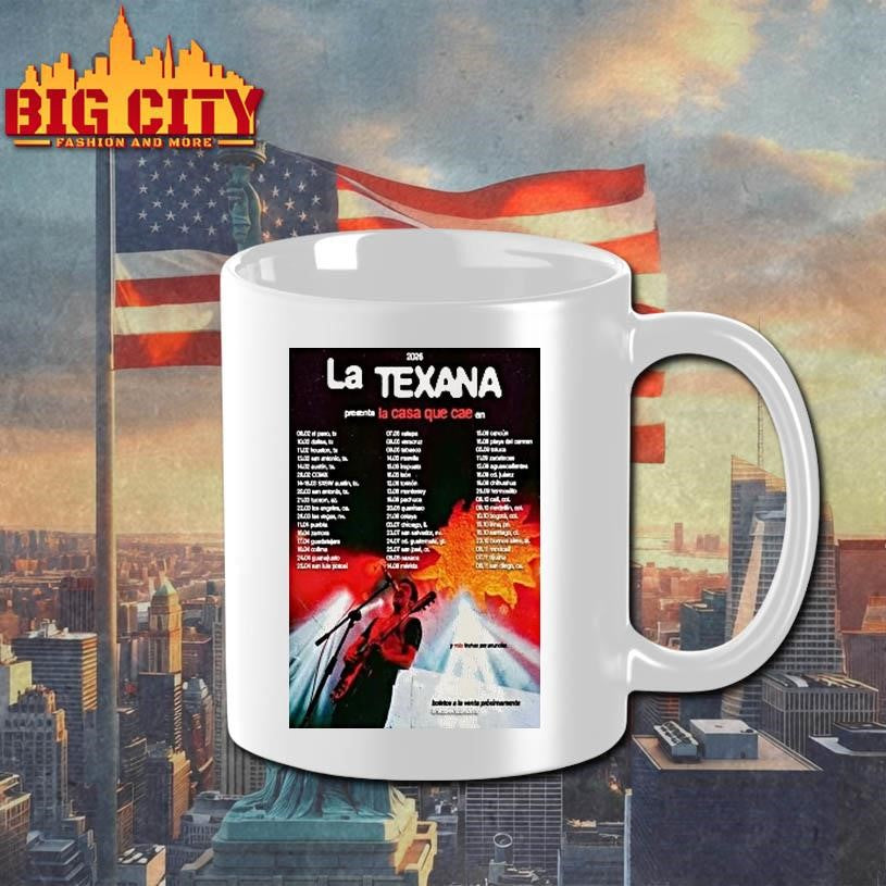 La Texana La Casa Que Cae En Vivo Tour 2026 Shirt