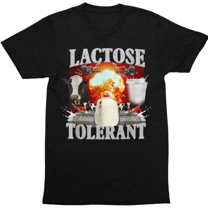 Lactose Tolerant T-Shirt Menswear Top Underwear Tshirt Streetwear Tropical Hoodie, Sweatshirt | WearSparks.com