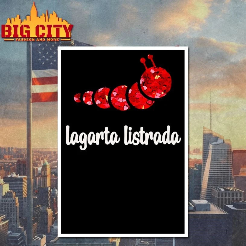 Lagarta Listrada Heart shirt