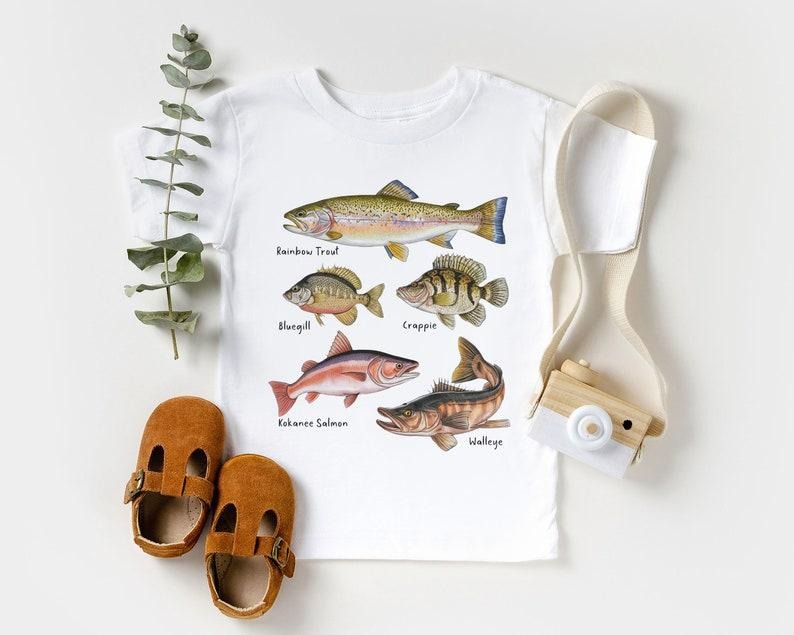 Lake Fish Field Guide Shirt,Funny Graphic Tee Hoodie, Sweatshirt | WearSparks.com