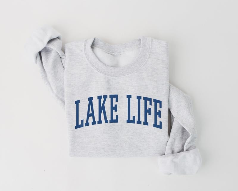 Lake Life Sweatshirt, Lake Life Shirt, Lake Vibes, Summer Lake Shirt, Summer Vacation Sweatshirt, Summer Shirt Hoodie