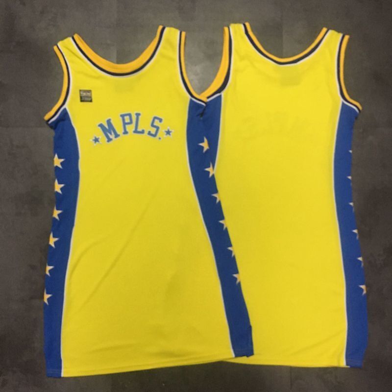 Lakers Women MPLS Retro Jersey Yellow