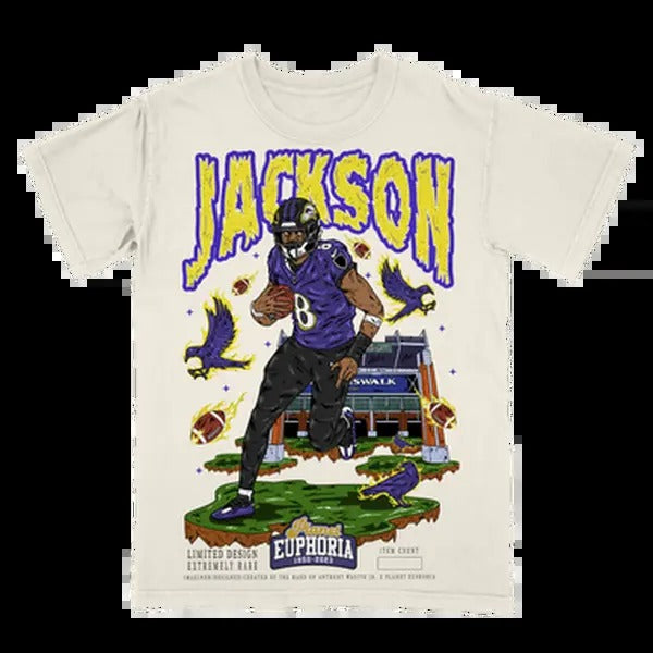 Lamar Jackson V2 Tee Hoodie, Sweatshirt | WearSparks.com