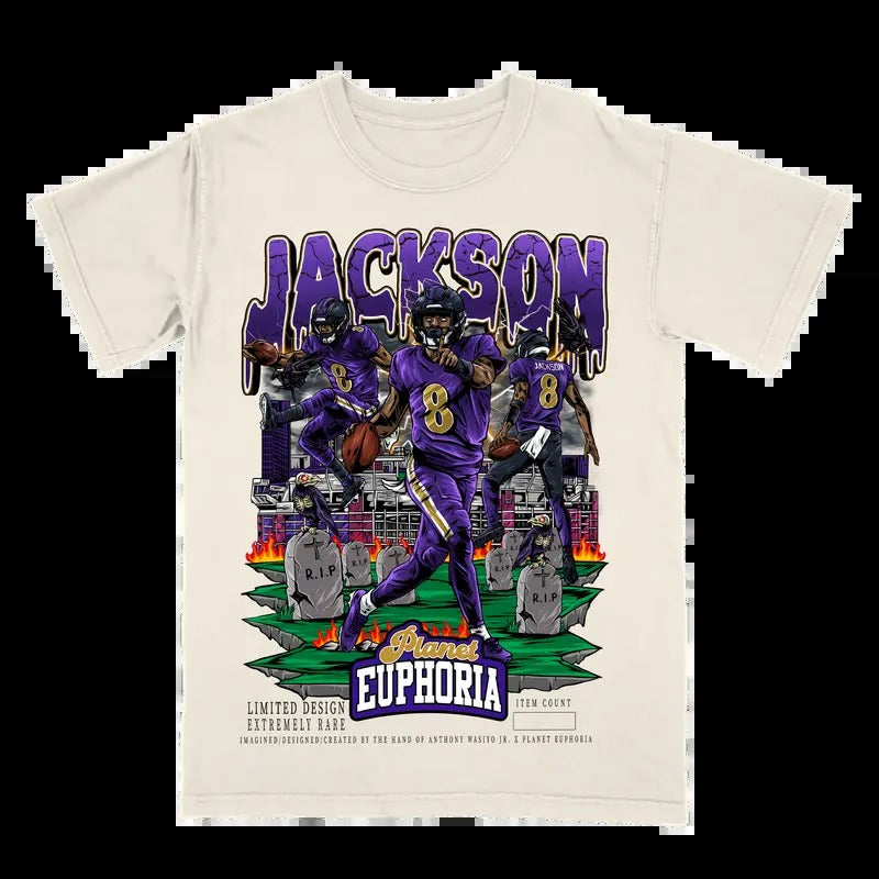 Lamar Jackson V3 Tee Gift For Fan - Men's Casual T-shirt - Menswear Hoodie, Sweatshirt | WearSparks.com