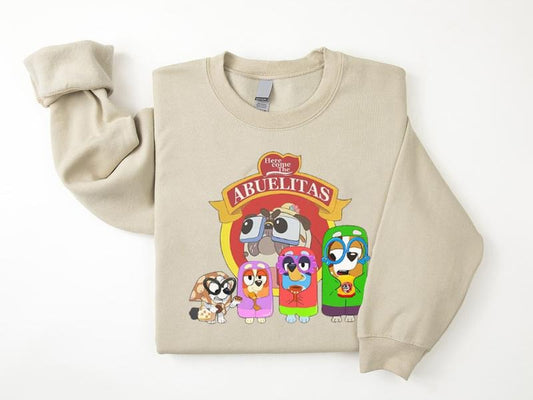 Las Abuelitas Bluey Chocolate Abuelita Shirt Bluey Grandma Nana Shirt Bluey Birthday Shir Bluey Heeler Family Shirt Bluey...