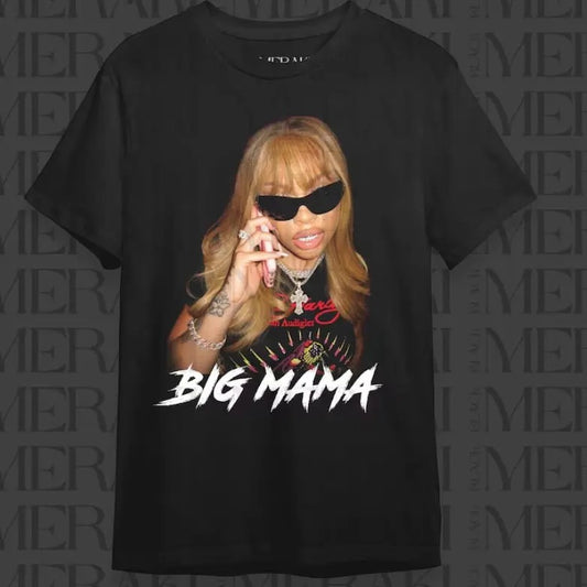 Latto - Big Mama Graphic T-Shirt - Female Rapper Phone Grill Design Tee Hoodie, Sweatshirt | WearSparks.com