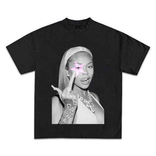Lattoo Grey Pink Tee Bold Look for Super Star Rap Fans Hoodie, Sweatshirt | WearSparks.com