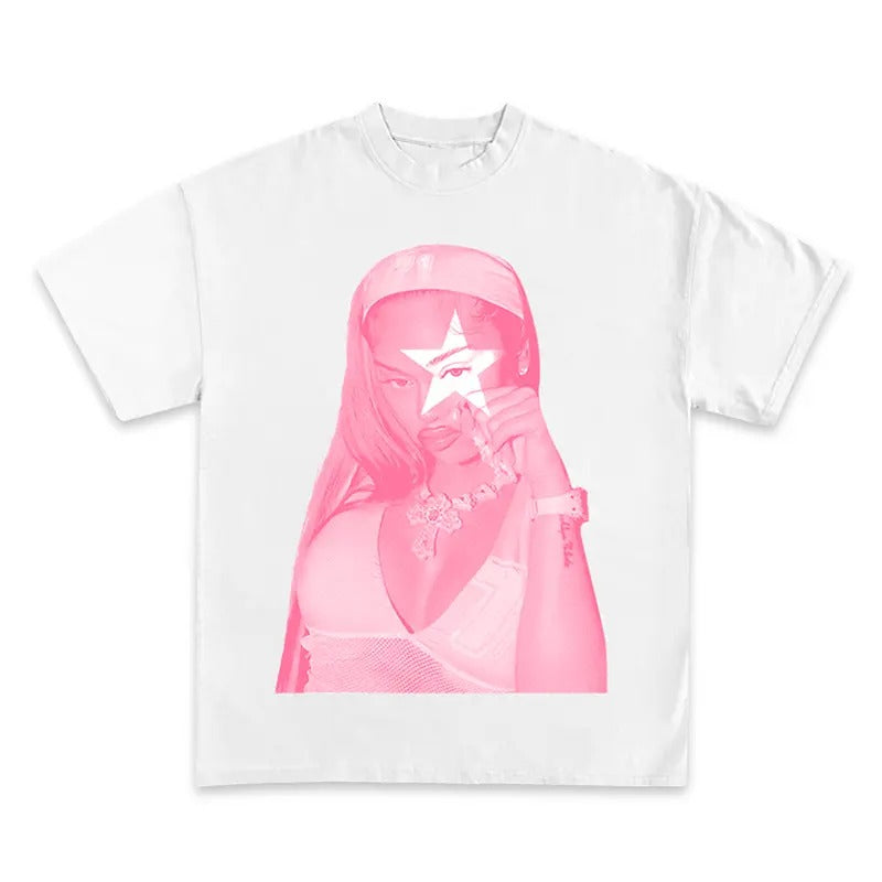 Lattoo Pink Pulse Tee - Stylish and Modern Graphic Design Hoodie, Sweatshirt | WearSparks.com